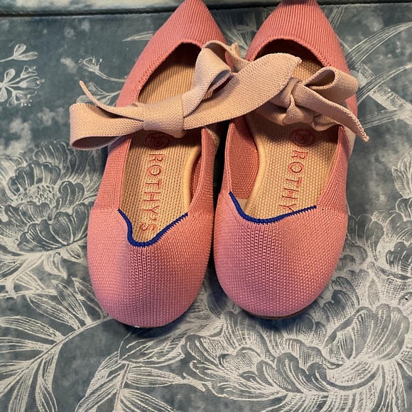 Rothy's Pink Flats with Bow - Picture 3 of 8